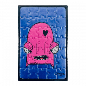 puzzle con diseño hecho por el artista Wonka