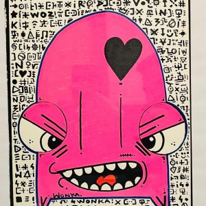 Pink Hieroglyph Wonka